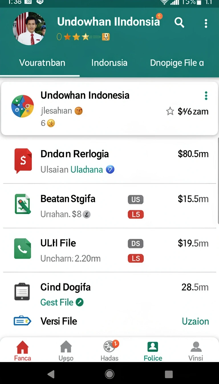 Tampilan utama aplikasi Review Aplikasi rajapola yang intuitif dan efisien.
