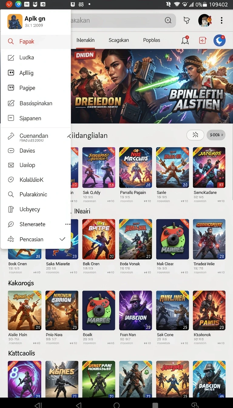 Tampilan utama aplikasi Download jejuslot APK untuk Android yang intuitif dan efisien.