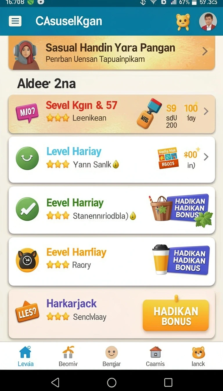 Tampilan utama aplikasi Review Aplikasi hqtoto yang intuitif dan efisien.